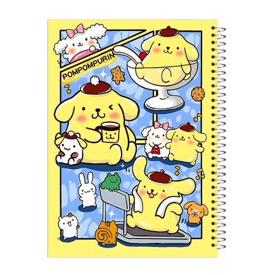 دفتر مشق 80 برگ جلد سخت کامیک طرح پورین کد 332