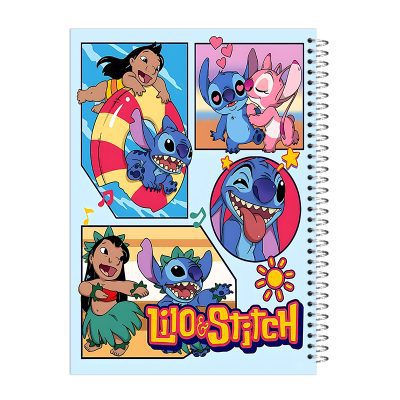 دفتر مشق 80 برگ جلد سخت کامیک طرح استیچ کد 335