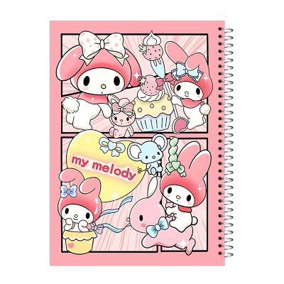 دفتر مشق 80 برگ جلد سخت کامیک طرح ملودی کد 336