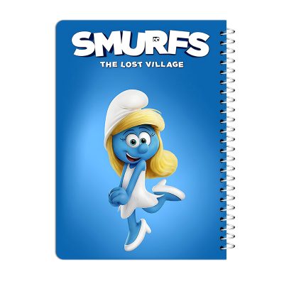 دفتر مشق 80 برگ اسمورف ها مدل کیتی کد 346