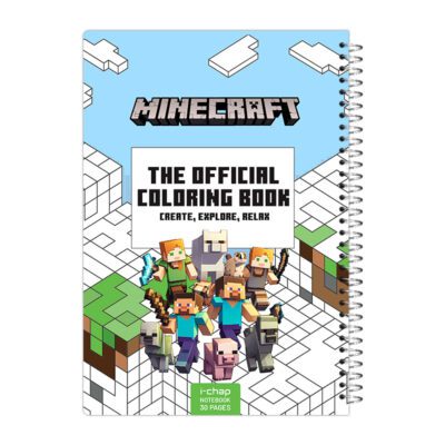 دفتر رنگ آمیزی ماینکرافت 30 برگ کد 353