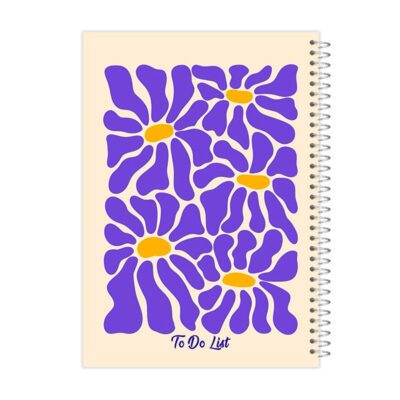 تو دو لیست 100 برگ روزانه مدل فلاور کد 855