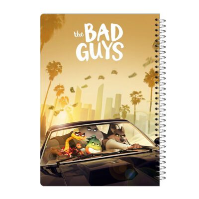 دفتر مشق 80 برگ آی چاپ مدل بد گای کد 163