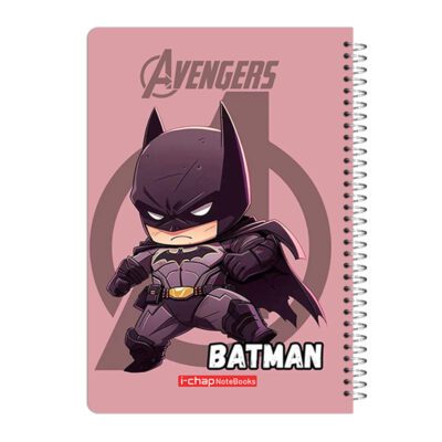 دفتر مشق 60 برگ آی چاپ مدل batman avengers کد 217