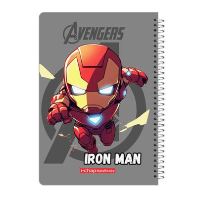 دفتر مشق 60 برگ آی چاپ مدل iron man avergers کد 219